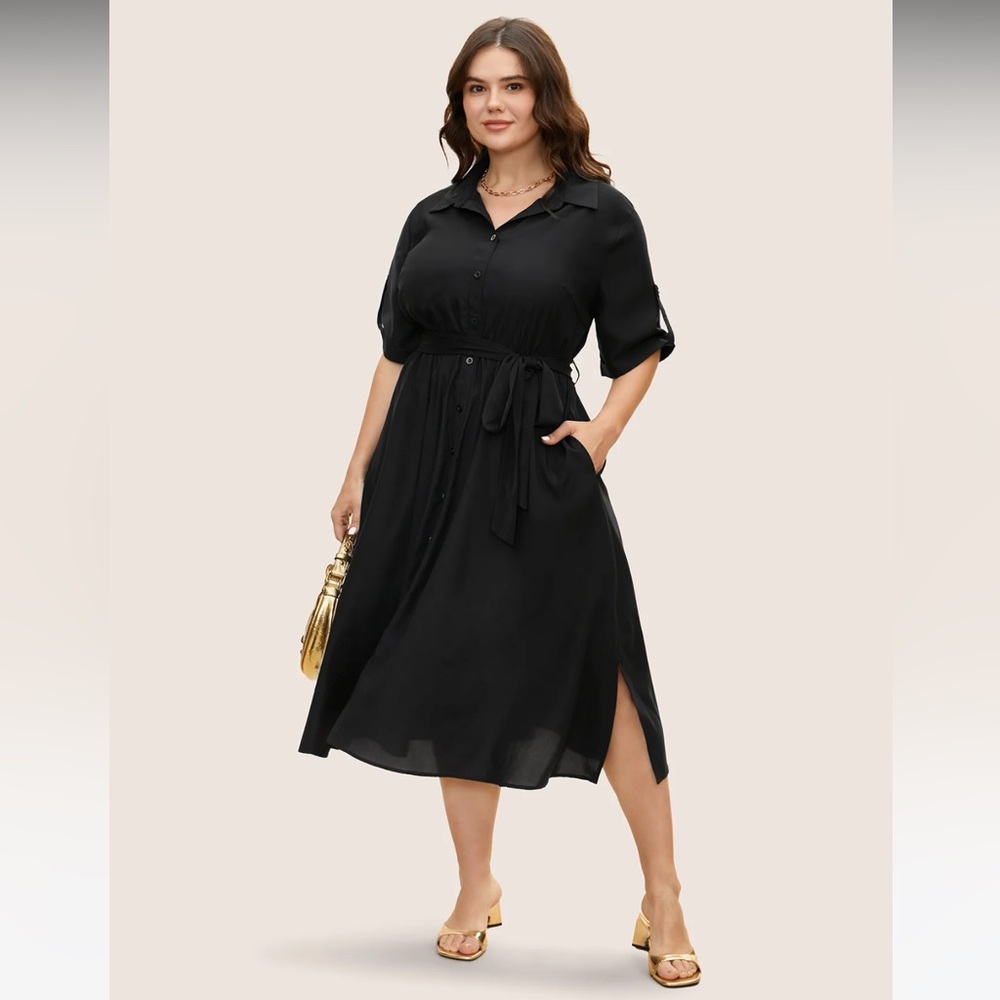 NIB Bloomchic Black Dress